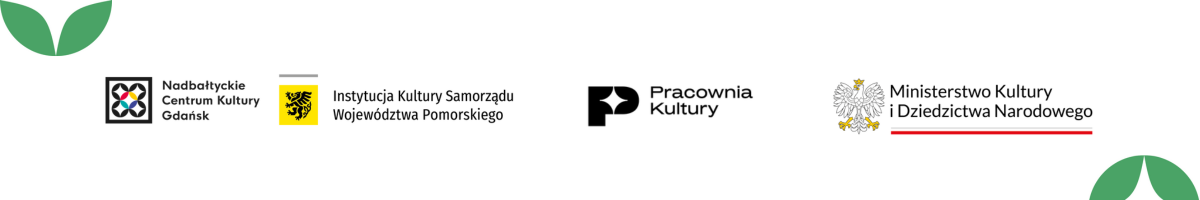 belka z logotypami NCK, Pracowni Kultury NCK i MKiDN