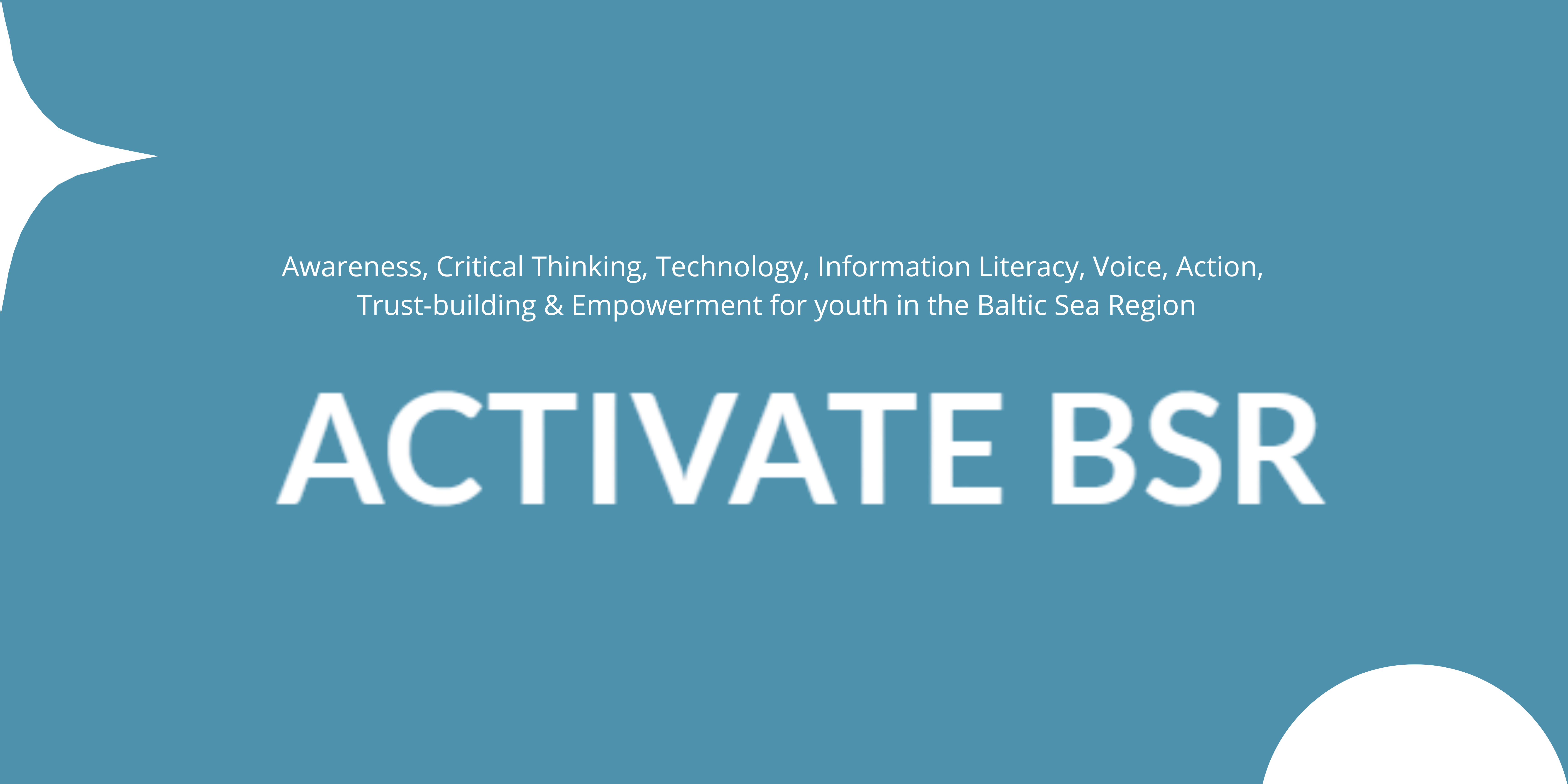 szaro niebieska grafika, napis "activate BSR"