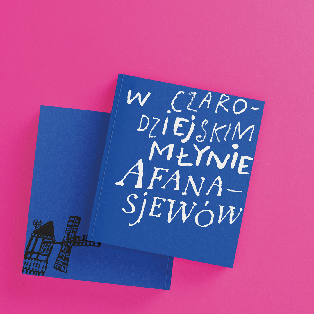 mockap okładki książki „W czarodziejskim młynie Afanasjewów”