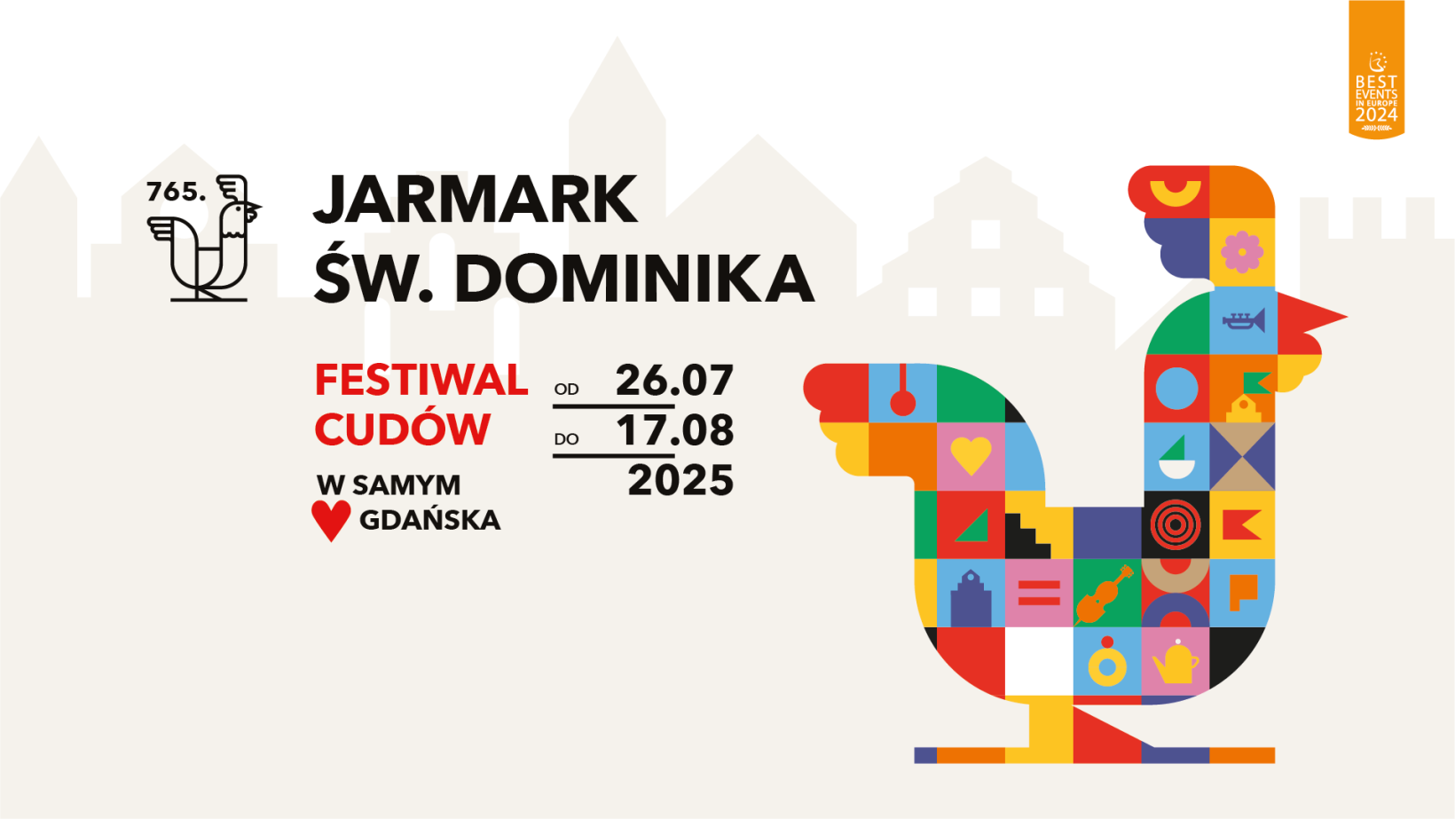 grafika do 765 jarmarku św. Dominika 