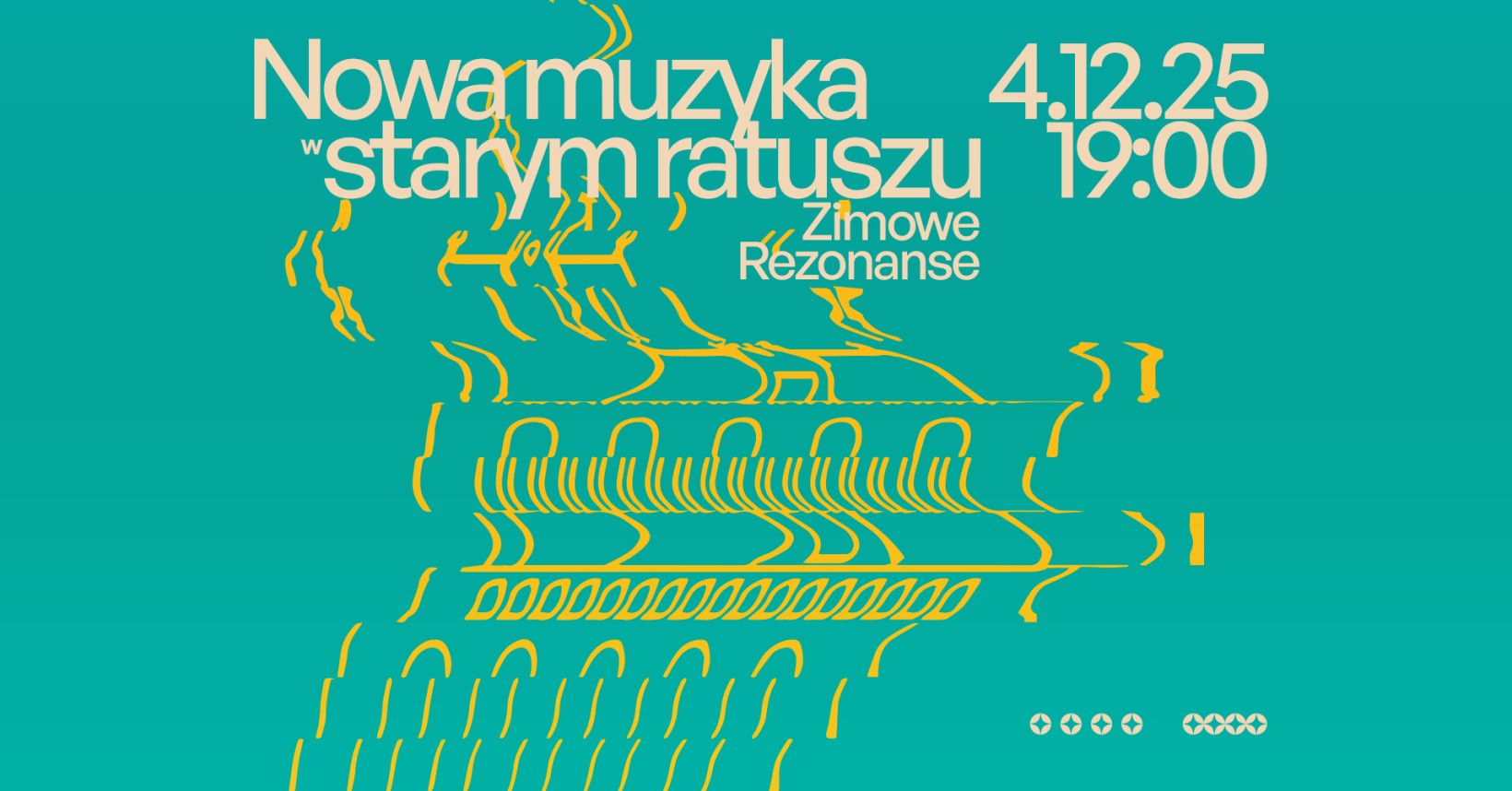 nowa muzyka w starym ratuszu, grafika tematyczna do koncertu