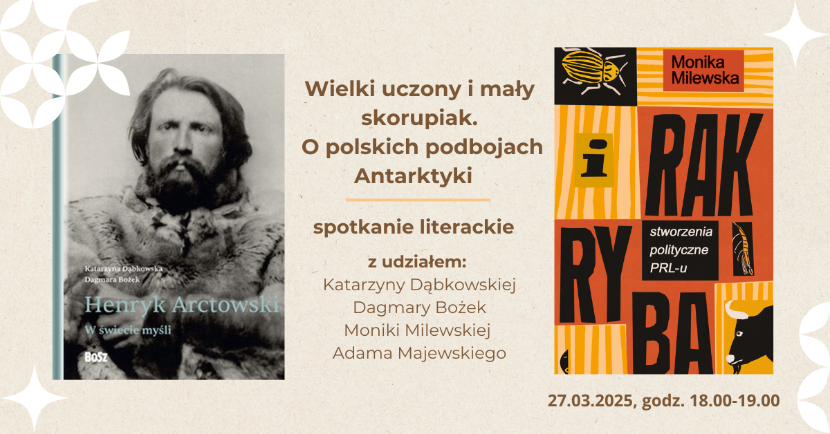 grafika do wydarzenia z dwoma książkami 