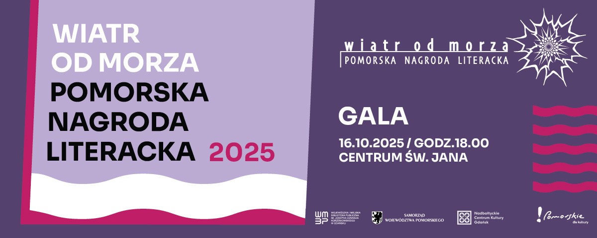 fioletowa grafika z nazwą wydarzenia, z charakterystycznym logo