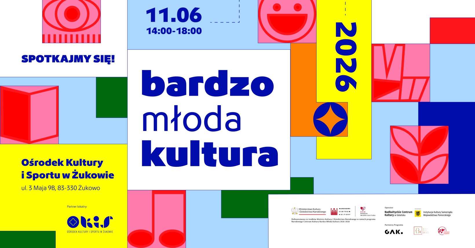 Żukowo_Bardzo Młoda Kultura_11 czerwca 2026 plakat spotkania