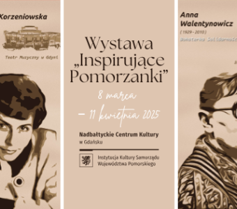 wystawa inspirujące pomorzanki, grafika baner www z tymi pomorzankami 