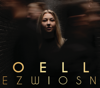 zdjęcie wykonawczyni Noelle ze złotym napisem Noelle Bezwiosny