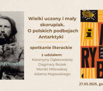 grafika do wydarzenia z dwoma książkami 