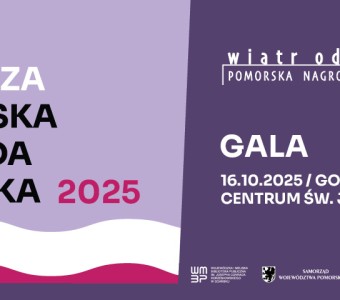 fioletowa grafika z nazwą wydarzenia, z charakterystycznym logo
