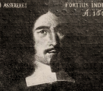 grafika, portret Chelmuta z wzorkami NCK-owymi