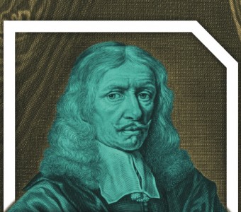 historyczna rycina portret mężczyzny, Jana Heweliusza