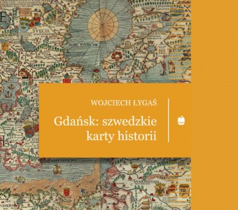 fragment dawne mapy Szwecji. Napis "Gdańsk. Szwedzkie karty historii"