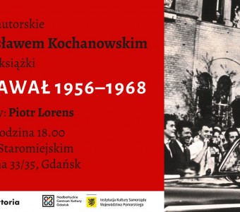 grafika, czarno-białe zdjęcia, na zewnątrz samochód, tłum ludzi na ulicy, parada