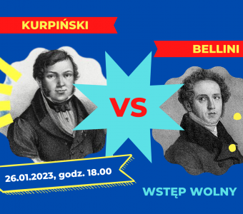 kolorowa grafika, ryciny-portrety Kurpińskiego i Belliniego