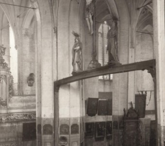 KoŚciół Św. Jana, belka tęczowa, zdj. sprzed 1945